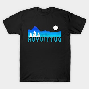 Auyuittuq national park retro vintage T-Shirt